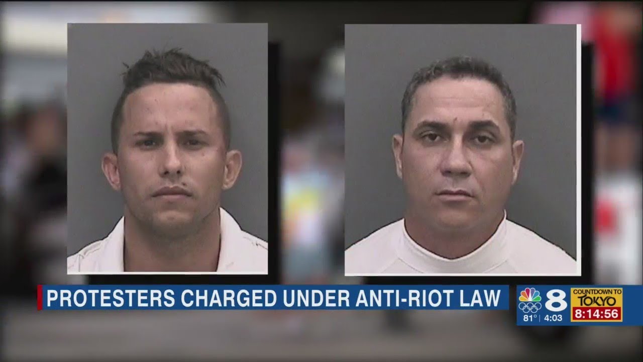 2 Cuba protesters in Tampa among 1st to be charged related to Florida's ...