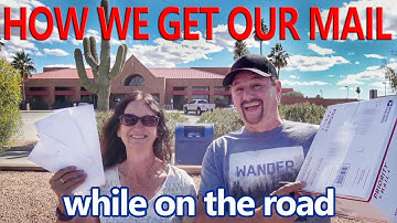 How We Get Mail While Traveling Full Time RV