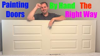 How to paint a 6 panel door by hand