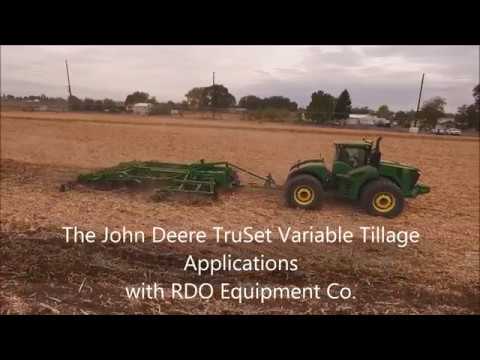 John Deere Truset Variable Tillage Applications Youtube