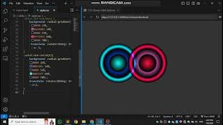 How to make a CSS Glowy Orbit Spinner using HTML and CSS