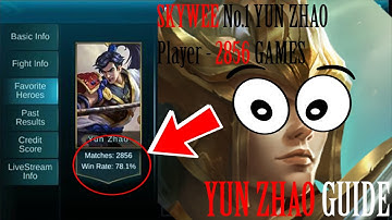 Yun Zhao Best Build - SKYWEE