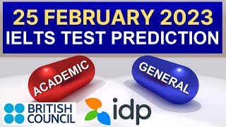 25 Feb 2023 IELTS Test Prediction By Asad Yaqub