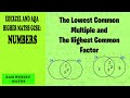 Edexcel & AQA Higher Maths GCSE: LCM and HCF