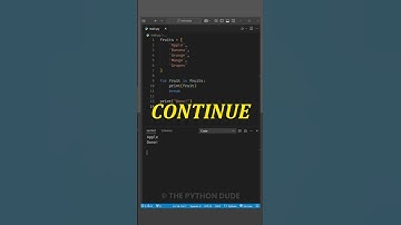 Break and continue keywords mean in Python? #coding #programming