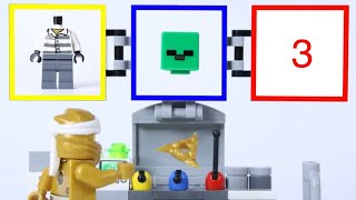 LEGO Experimental Ninjago Golden Zane Build STOP MOTION | Billy Bricks | WildBrain Kids