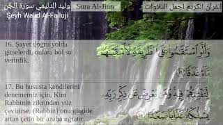 سورة الجن تلاوة عراقية قديمة ونادرة للشيخ وليد ابراهيم الفلوجي مترجمة تركي Jin Suresi Kur'an-ı Kerim
