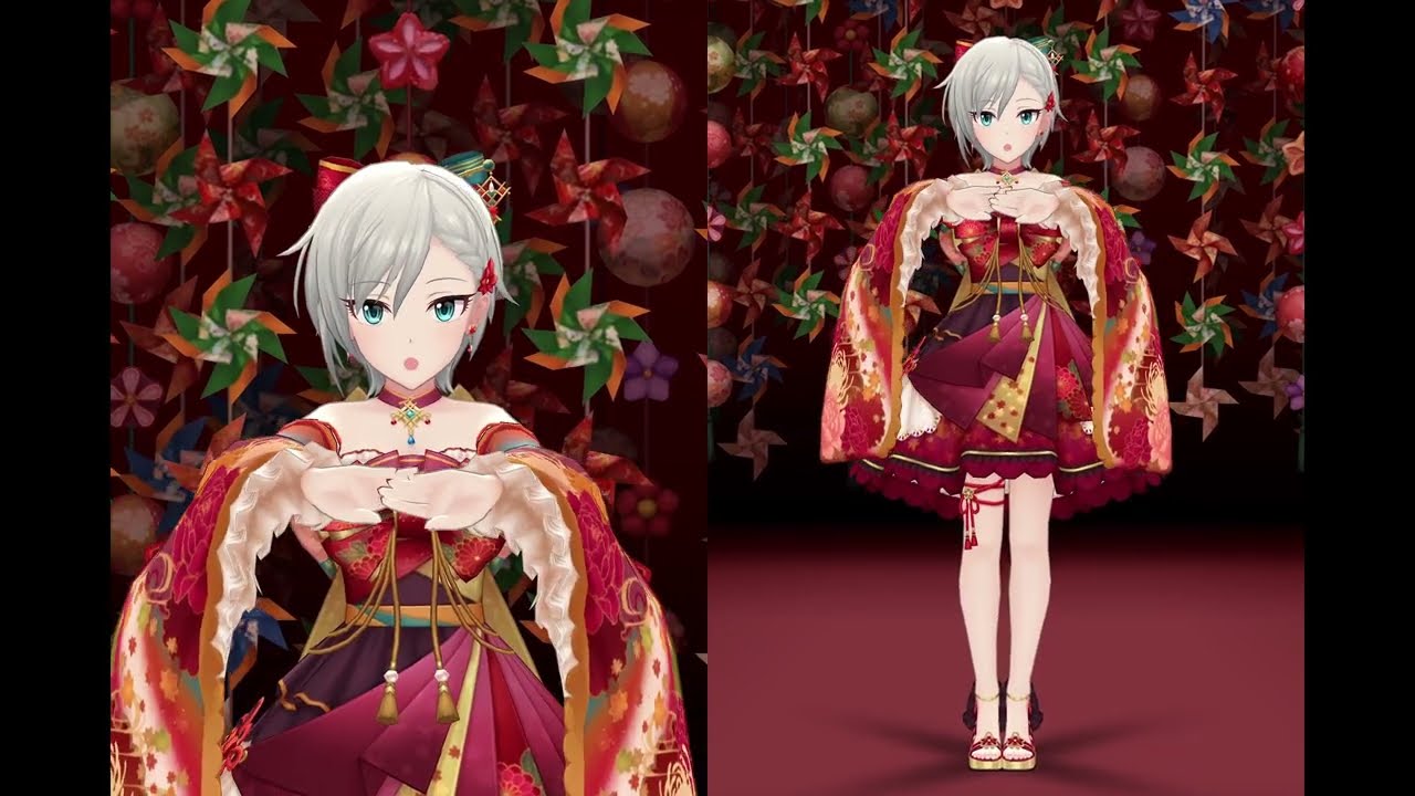 デレスポ「薄紅」アナスタシア👗錦秋の心化粧 - YouTube