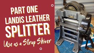 Landis Machine Co. Hand Crank Leather Cutter #157733