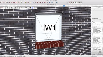 How to quickly edit the color/material of all window sills (global change) in PlusSpec for SketchUp