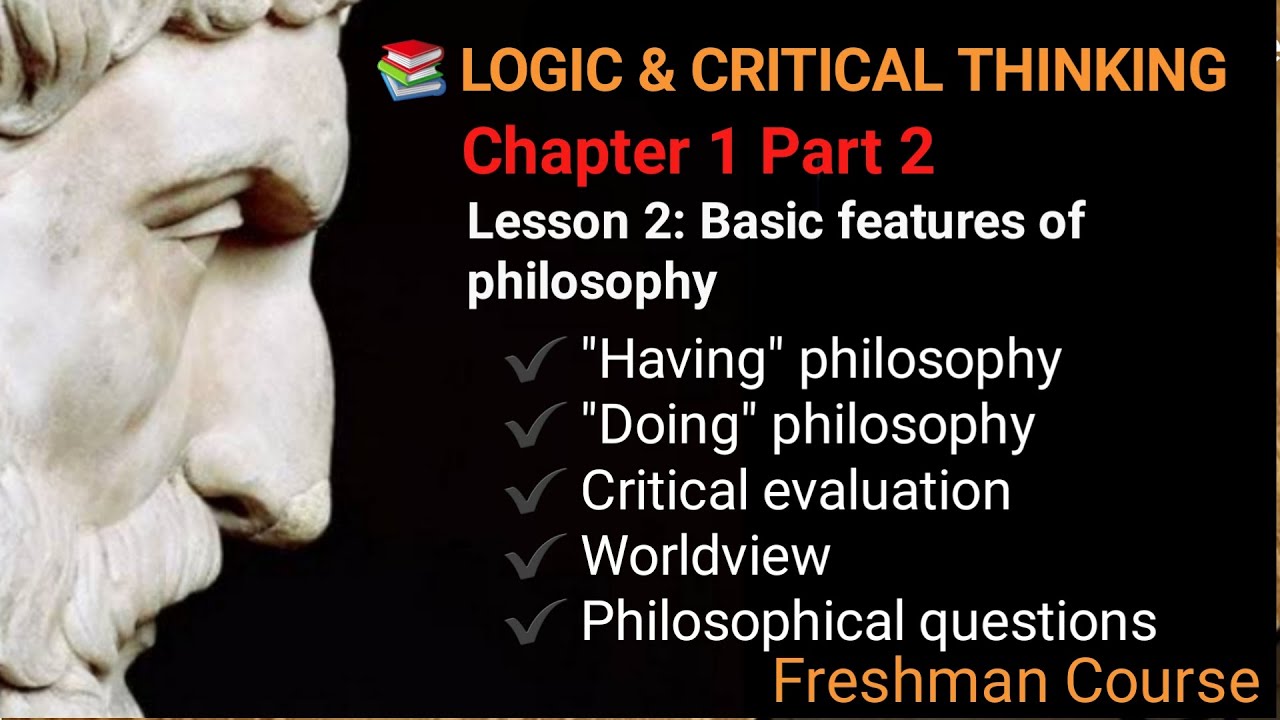 logic and critical thinking philosophy