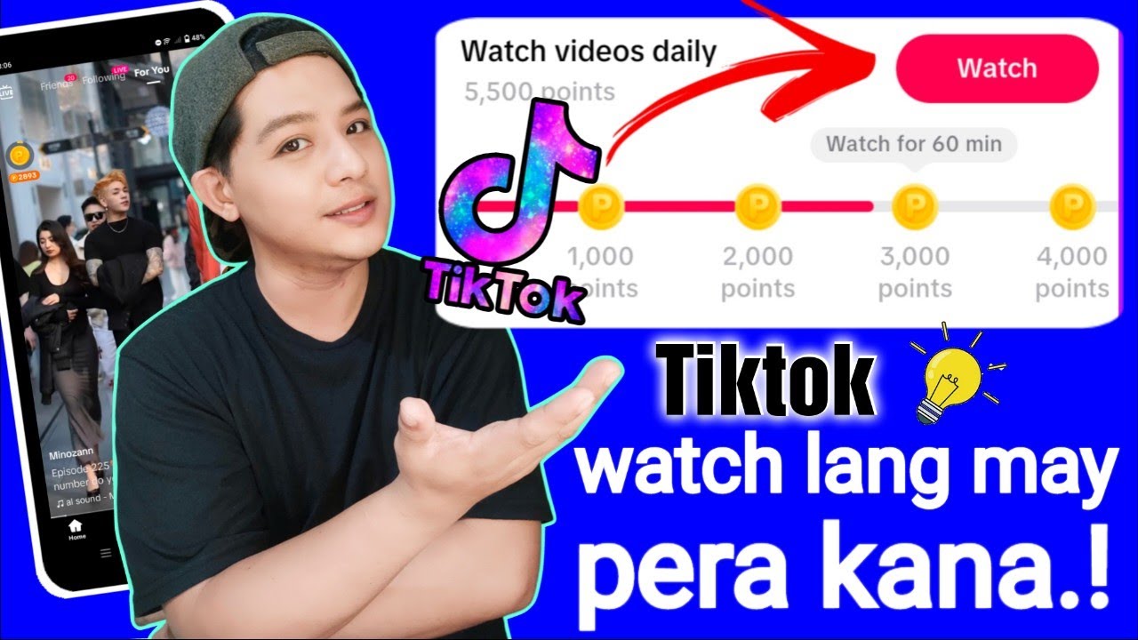 ⁣paano kumita sa tiktok WATCH VIDEO lang | how to earn money on tiktok watch