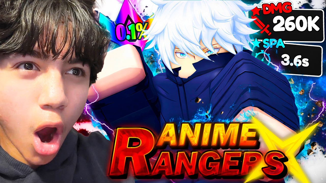 I Obtained 0.1% SOVEREIGN Satoru Gojo In Re:Rangers X! (Roblox