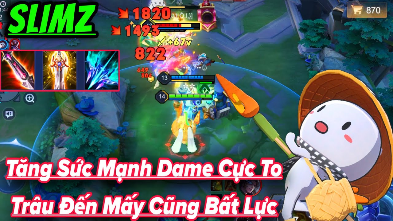 SLIMZ Mùa 2025 - S4 || Trưng Sức Mạnh Đồ Ngọc Mạnh Nhất Bắn Địch Trâu Đến Mấy Tắt Điện