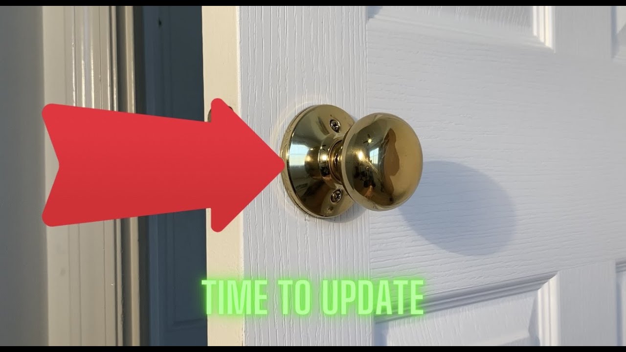 Updating these gold door knobs YouTube