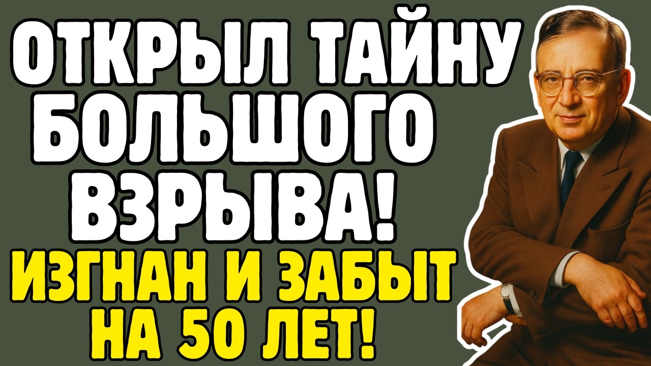 ГАМОВ - физик СССР ДОКАЗАЛ Большой взрыв: СБЕЖАЛ на байдарке, СССР ИЗГНАЛ, а МИР признал ГЕНИЕМ