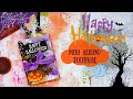 Halloween Scrapbooking Mini Album - aus Gelli Prints