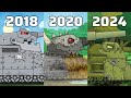 Evolution of ratte in tank cartoon
