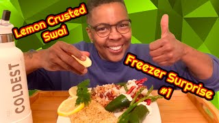 ASMR: Lemon Crusted Swai & Freezer Surprise #1 w/ Jalapeño, Cream Cheese Takis