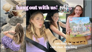 hang out with us, going to the beach, chit-chat - activities with friends | VLOG