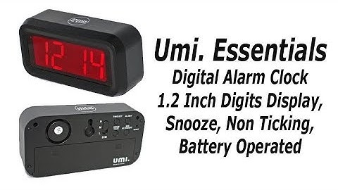 Umi. Essentials Digital Alarm Clock Review
