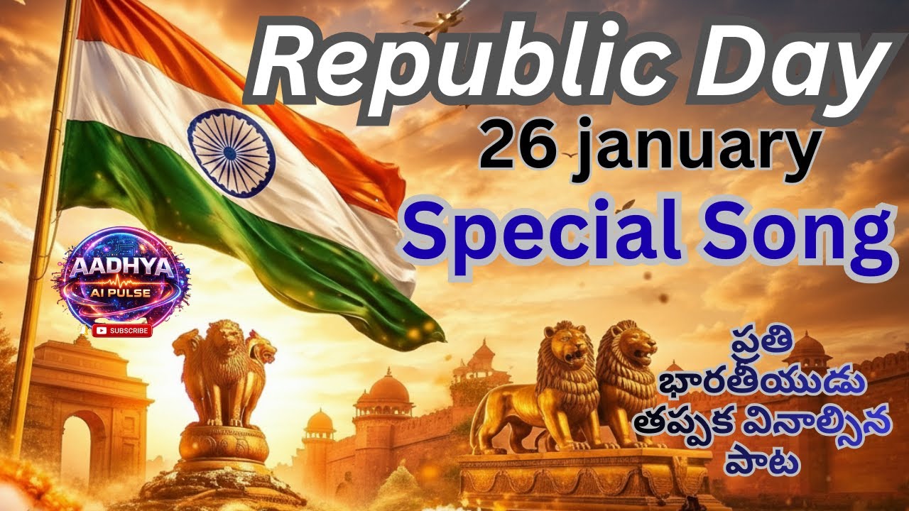 గణతంత్ర దినోత్సవం ప్రత్యేక గీతం | జనవరి 26 దేశభక్తి పాట | Republic Day Special Song #india #republic