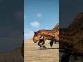 カルノタウルスが脂肪の塊を食べて胃もたれしていた/Carnotaurus ate a lump of fat and had a heavy stomach.