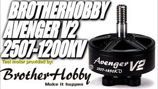Brotherhobby Avenger V2 2507-1200KV Ready for Infinity Wars!