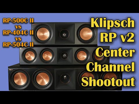 NEW Klipsch Center Channel Shootout!