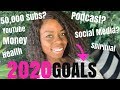 BE HELD ACCOUNTABLE MY 2020 SELF CARE, SOCIAL, SPIRITUAL &amp; YOUTUBE #GOALS