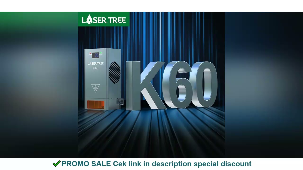 LASER TREE 60W/40W/30W/20W Optical Power Laser Head with Air Assist 450nm Blue Light TTL Module for