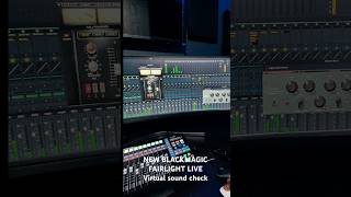 NEW Blackmagic Fairlight Live virtual sound check #broadcast  #mixingengineer #blackmagic