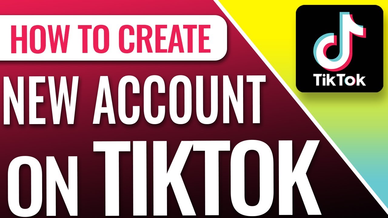 How to Create a New Tiktok Account - YouTube