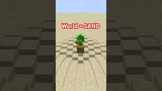 Minecraft, BUT the World Is SAND