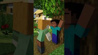 Steve made alex angry but... - Alex and Steve Life (Minecraft Animation) #shorts