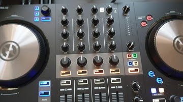 Traktor Kontrol S3. Changing the EXT (external) from Mic to Line in.