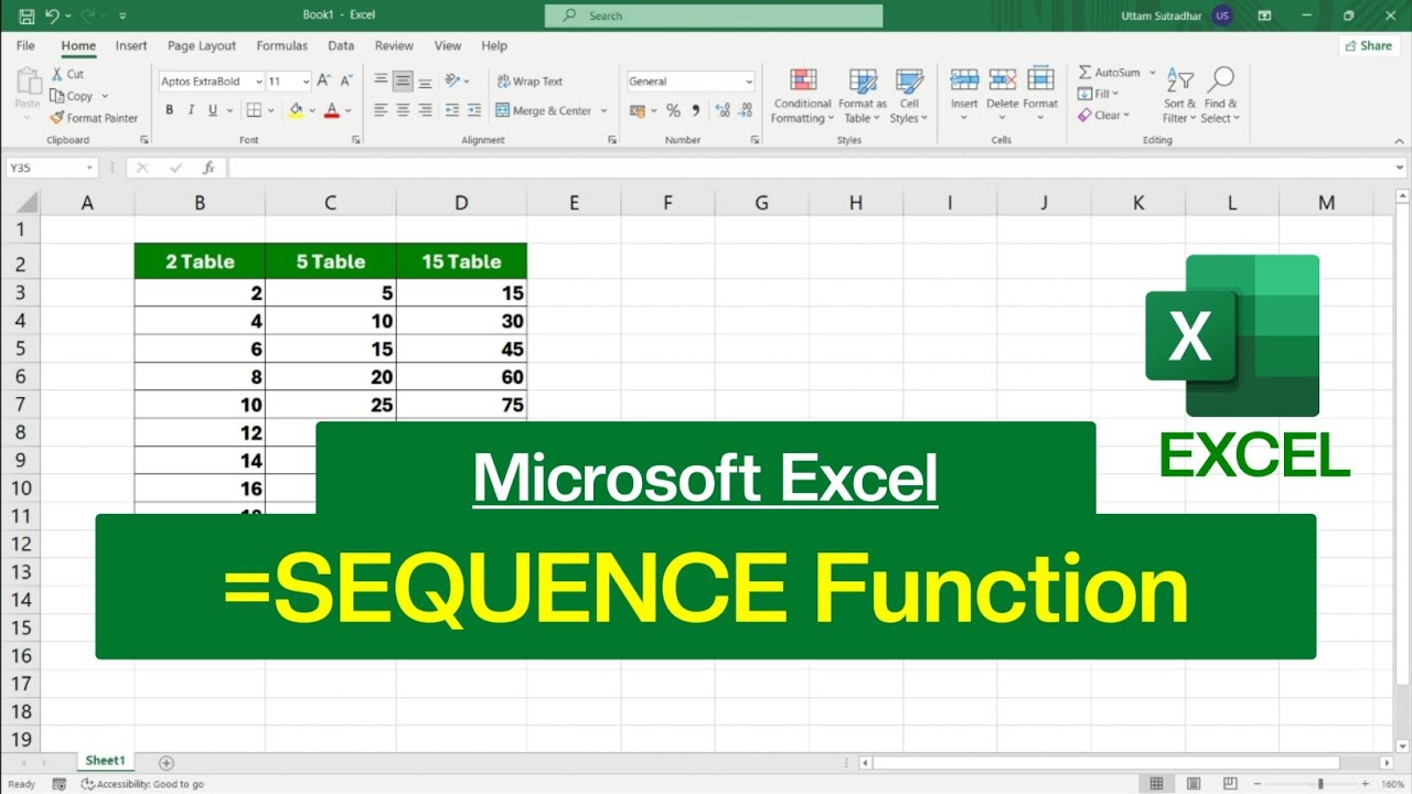How to use the SEQUENCE Function in Microsoft Excel SEQUENCE Formula