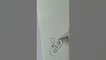 Navya Sri 💗 Name Calligraphy please subscribe my channel #calligraphy #shorts #writing