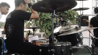 UNDERGOD - INTRO, NGIMPI MODOL, KUDAK KADEK LIVE HORROR SHOW #4 SUMEDANG (DRUMCAM)