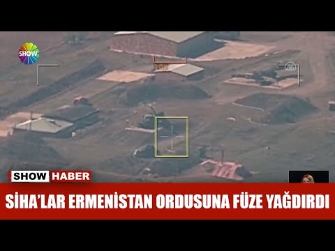 SİHA'lar Ermenistan ordusuna füze yağdırdı