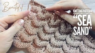 Вяжем ВЕЛИКОЛЕПНЫЙ узор спицами Вяжем ВЕЛИКОЛЕПНЫЙ узор спицами