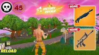 45 Elimination Solo "RELOAD” Gameplay Wins (NEW! Fortnite Chapter 7 Keyboard &amp; Mouse)