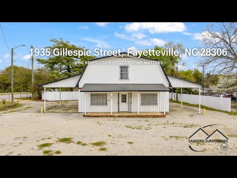 1935 Gillespie Street, Fayetteville, NC home video tour
