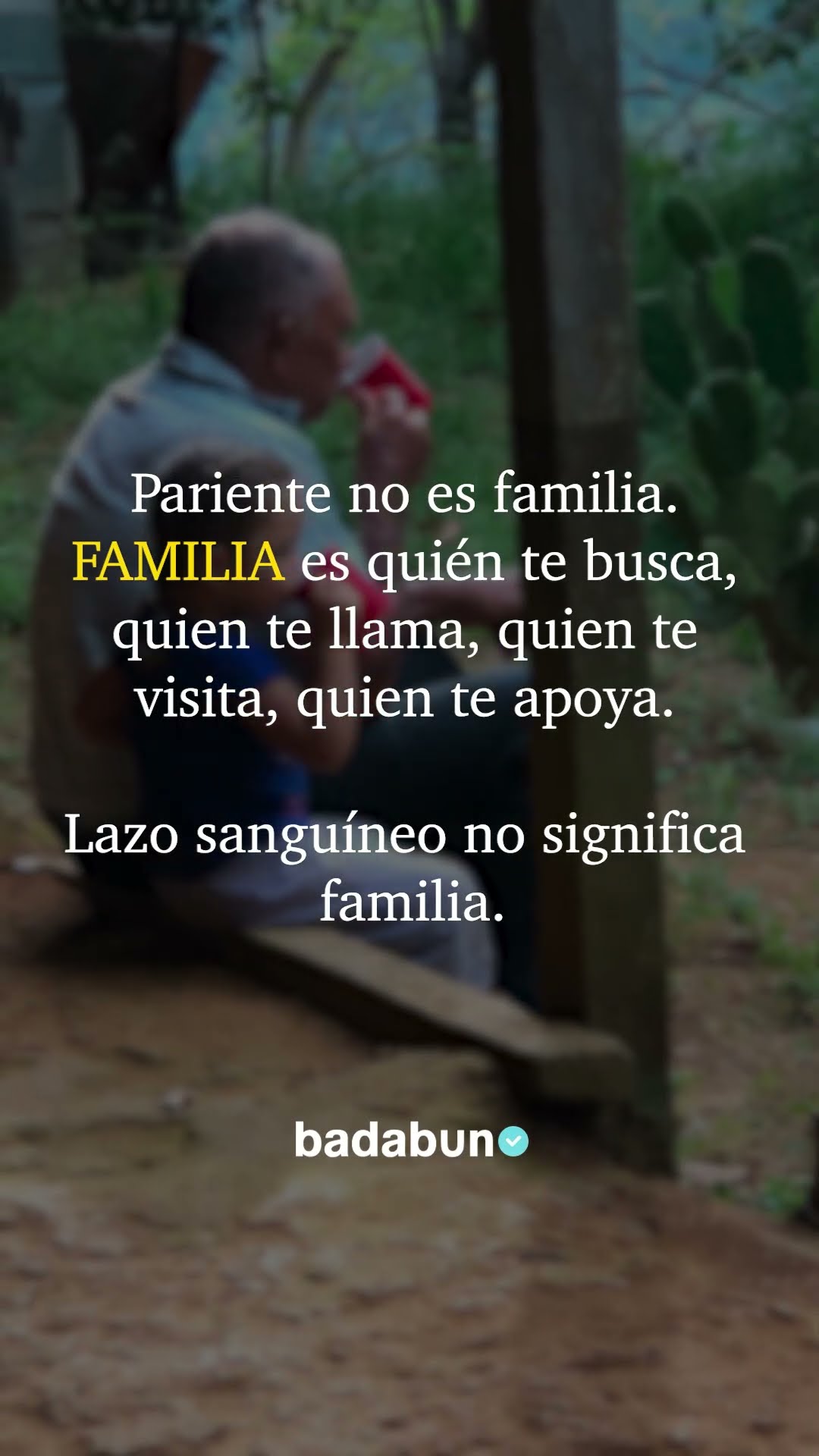 Lazo sanguíneo no significa familia