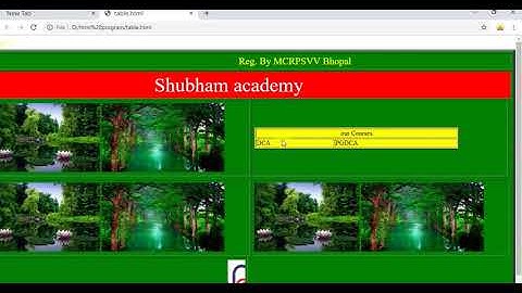 table under table in html