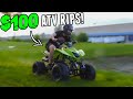 FINISHING and RIPPING Keegen's $100 ATV! (Part 2)