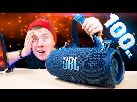 JBL XTREME 3 - Самая МОЩНАЯ колонка на твоём Плече! 100 Вт.??? ВЫ там что сдурели? Я в ШОКЕ..