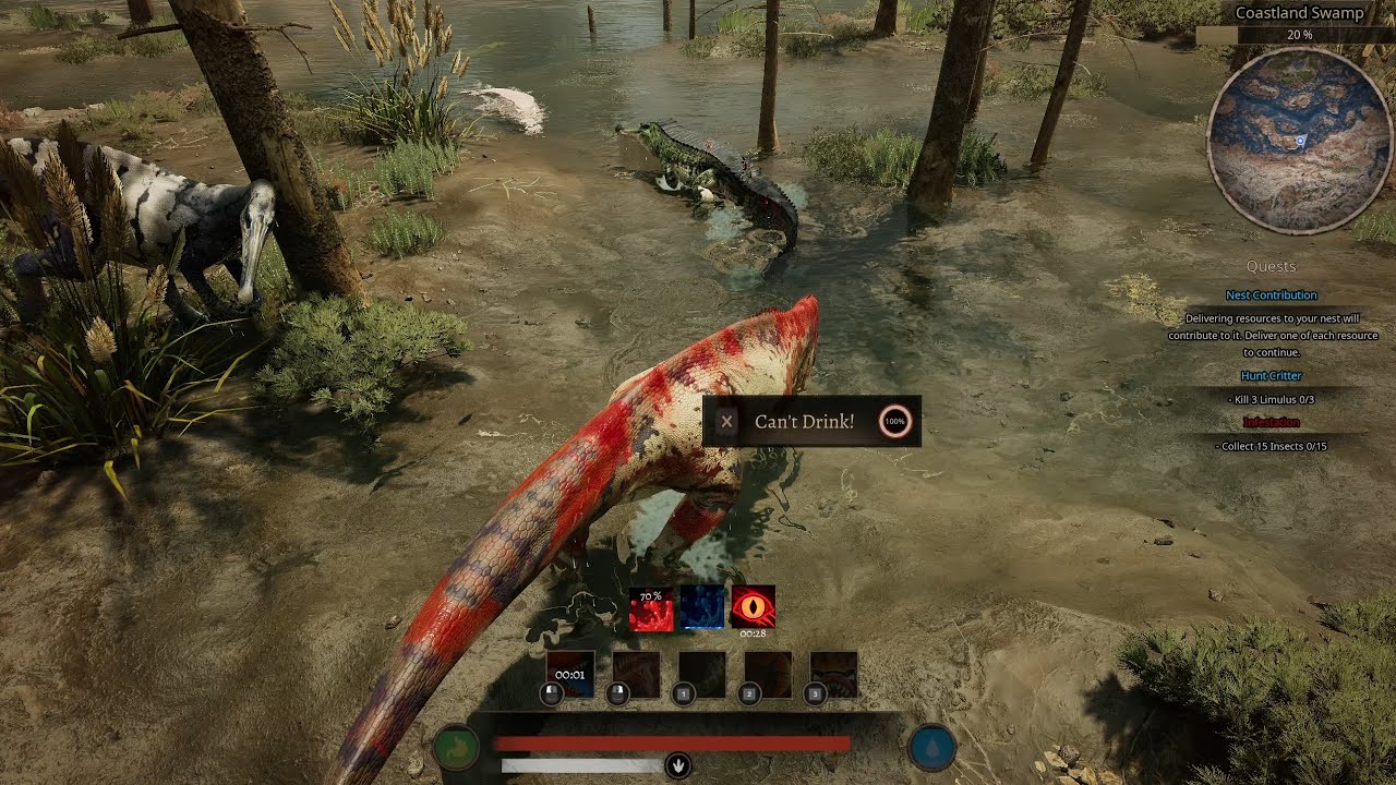 Path of Titans | Tyrannotitan Vs. Semiaquatics, Then Herbivores | Limitations of Cliffs