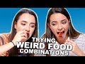 WEIRD Food Combinations People LOVE!!! - Merrell Twins