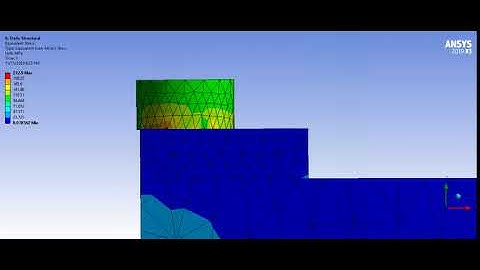Ansys Simulation Bolt to Base